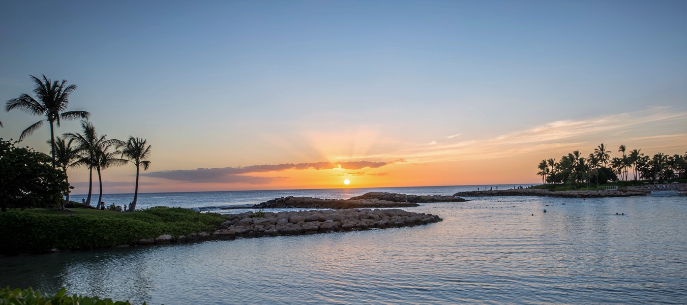Sunrises and sunsets are a photographer's dream on the island.
