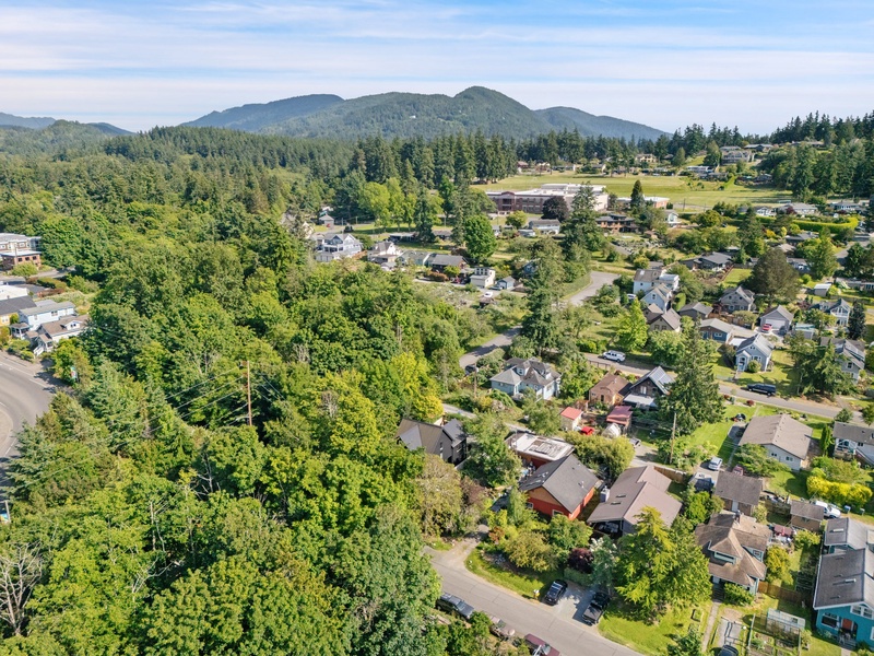 The Chuckanut Mountains rise in the distance—hike, bike, or relax.