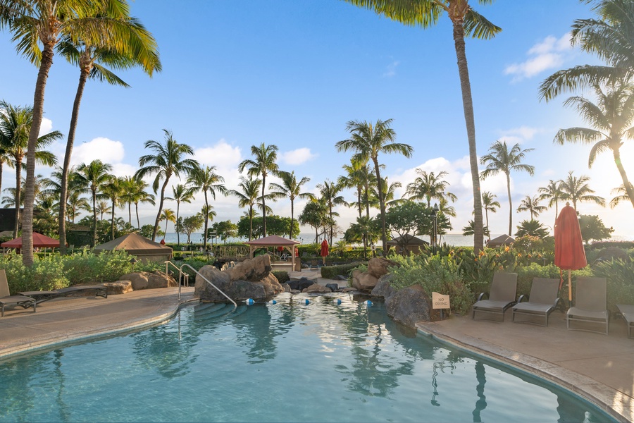Unwind in one of the many resort-style pools near Honua Kai Konea 204.