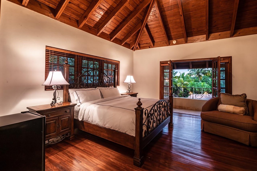 Rest while enjoying the outside view from the fourth guest bedroom.