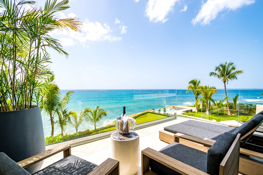 Relax on the private terrace, perfect for enjoying a morning coffee or evening drink.