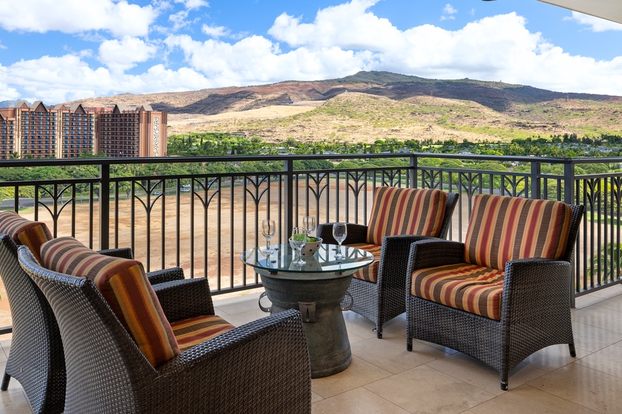 Gather for dinner in the beautifully styled dining area with ocean views all around.