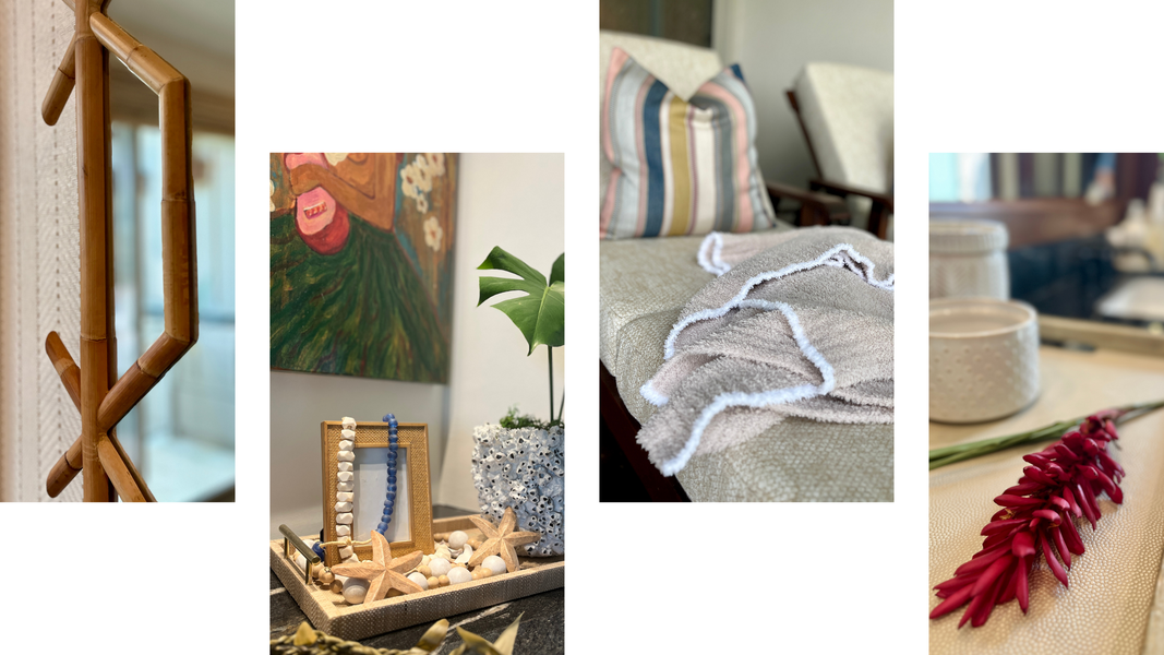 Tune into the finer details - plush linens and bamboo accents create a cozy retreat for your next vacation.