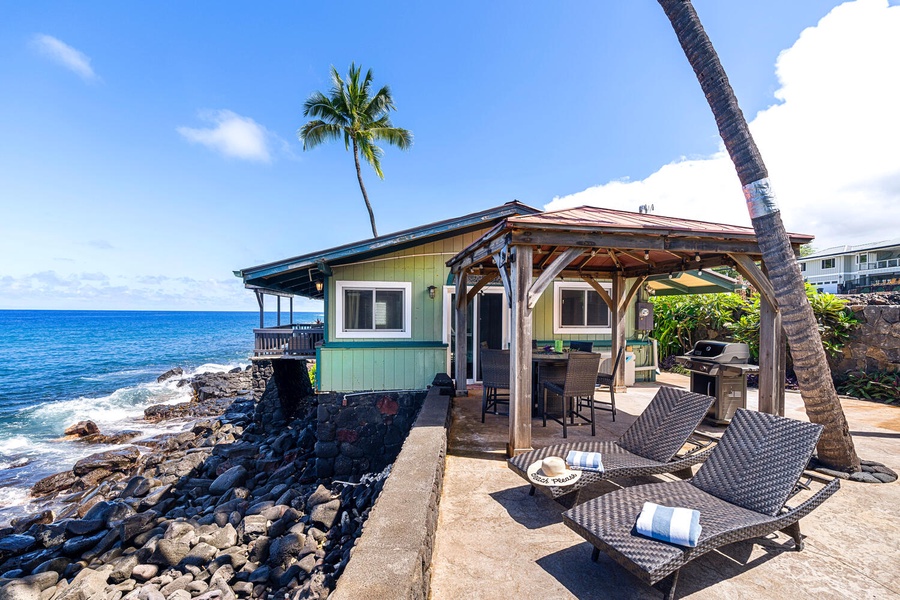 Stretch out in the sun and enjoy uninterrupted ocean views from your private deck.