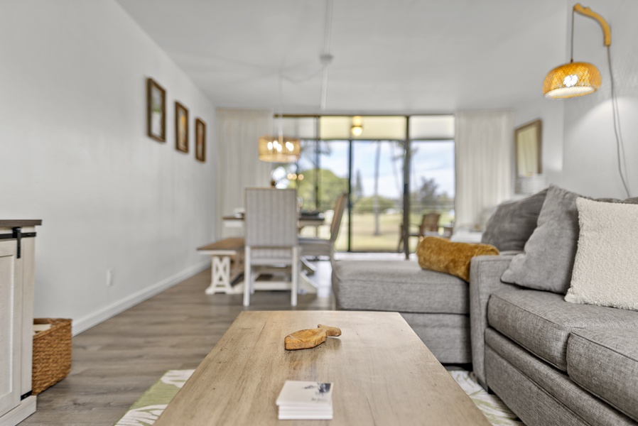 Enjoy seamless flow and connection with an open floorplan.