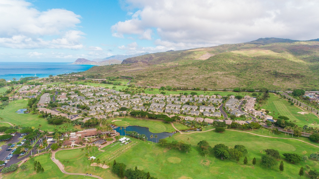 The Ko Olina area as seen from above.