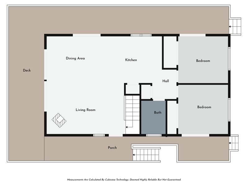 First floor layout.