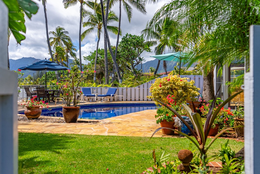 Relax and unwind by the inviting pool.