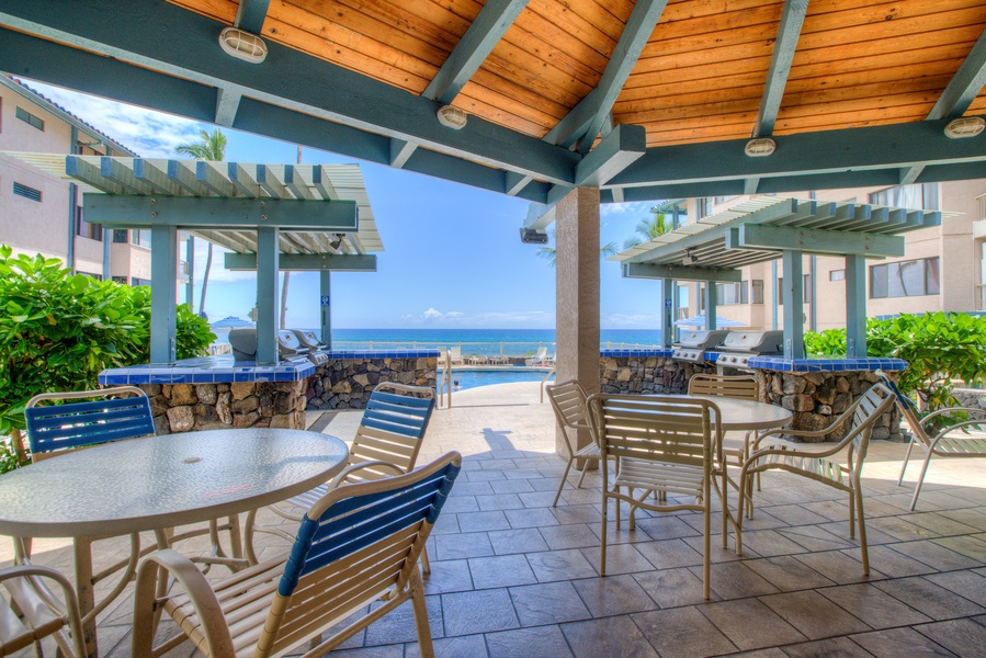 Kona Reef dining area nearest the Barbecues