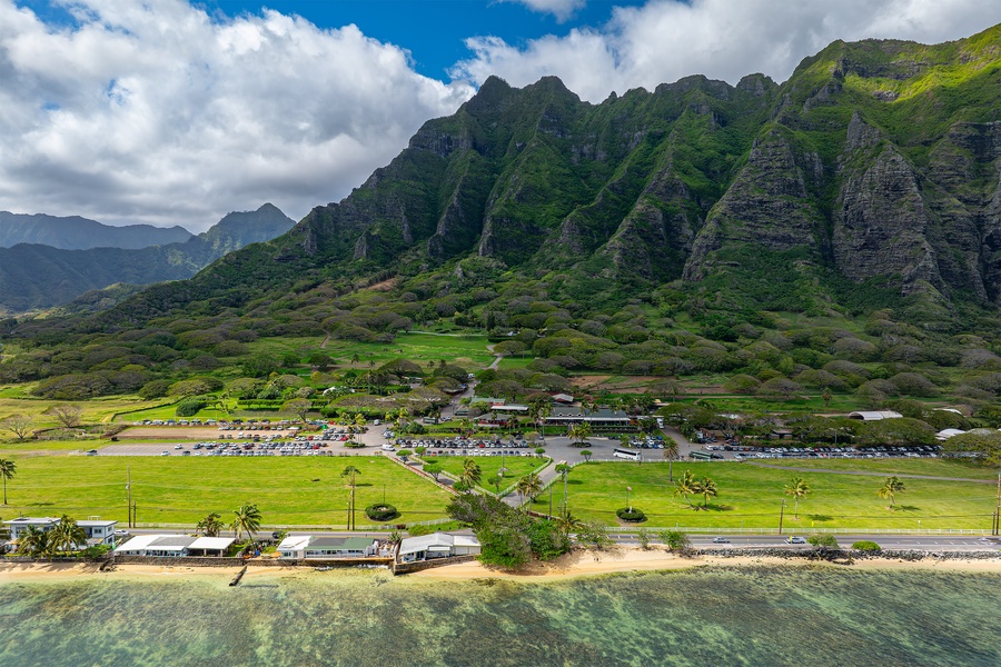 The Kualoa Ranch with wide range of outdoor activities including movie tours.