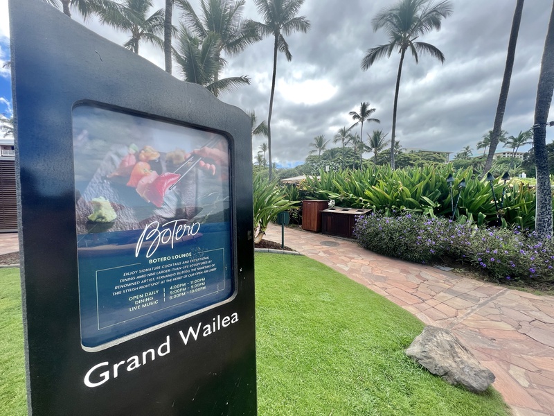 Discover local flavors and scenic views at the Grand Wailea's renowned dining spot.