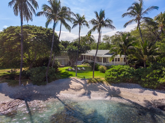 Wide view of this private luxury oasis