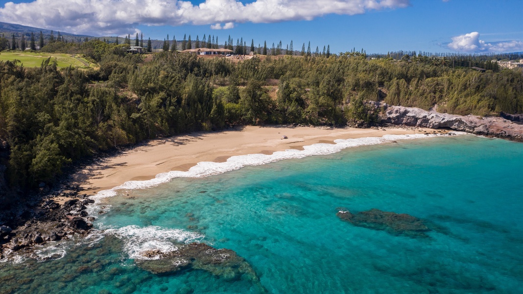 Amazing and Secluded "Slaughter House" beach on Maui's West-Side in the Kapalua Area.