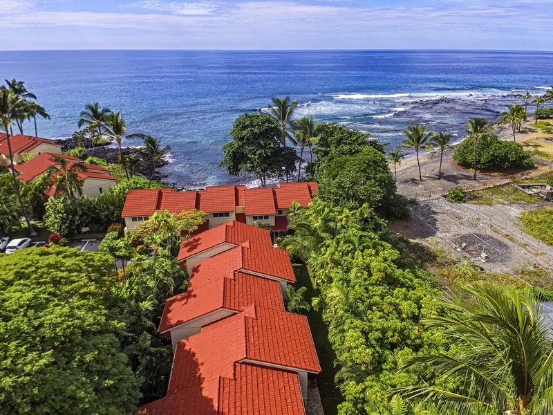 Aerial view of the condo