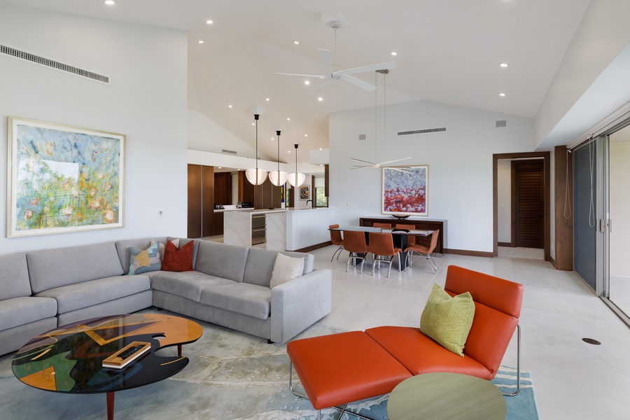 A spacious kitchen and dining area designed for shared moments and culinary delights.
