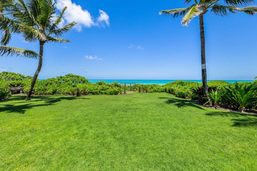 This beachfront villa is located on the famous shores of Kailua Beach