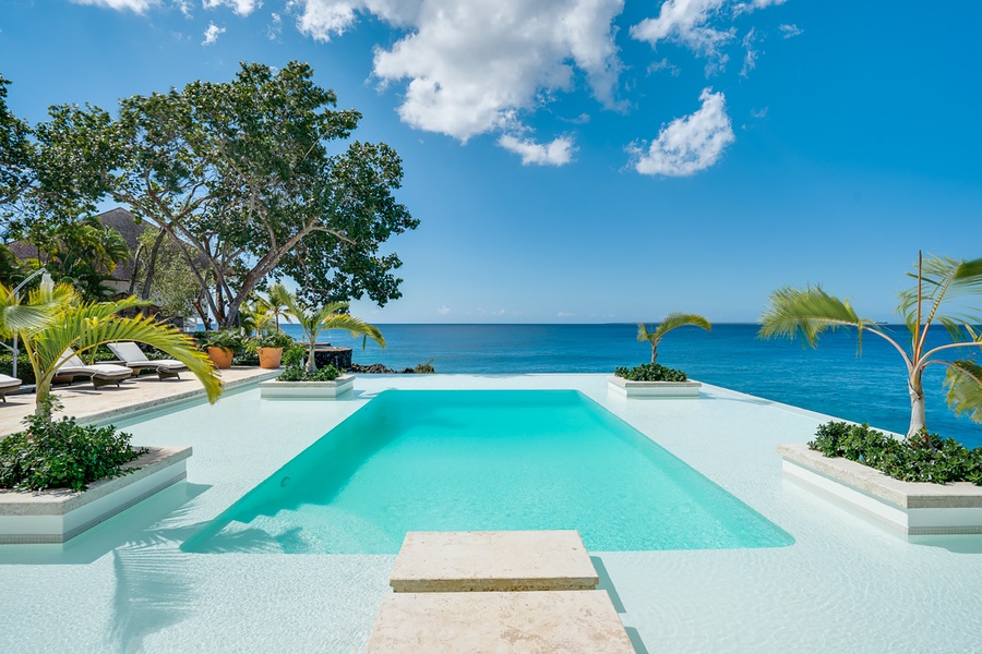 Enjoy the ocean views from the pool!