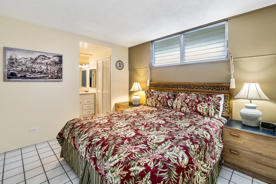 Bedroom featuring King sized bed