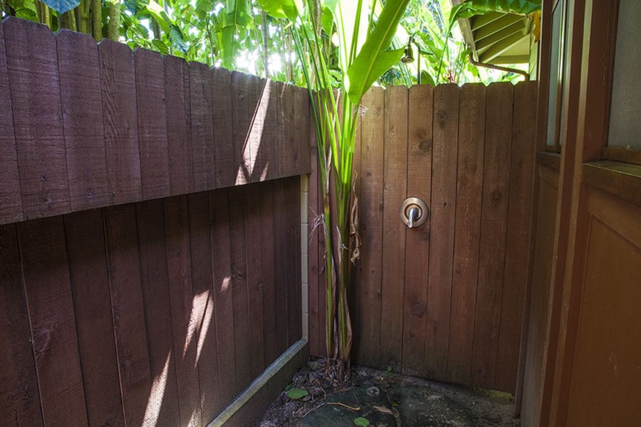 Outdoor shower