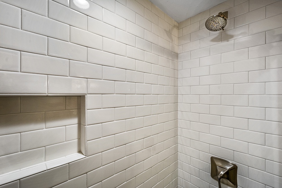 Modern tiled shower
