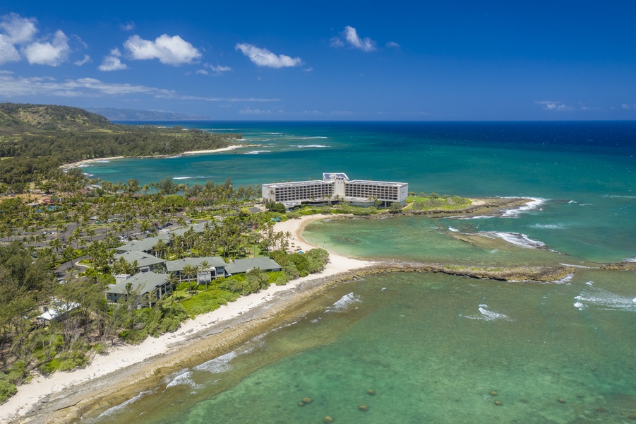 Kuilima Cove fronting the Ocean Villas