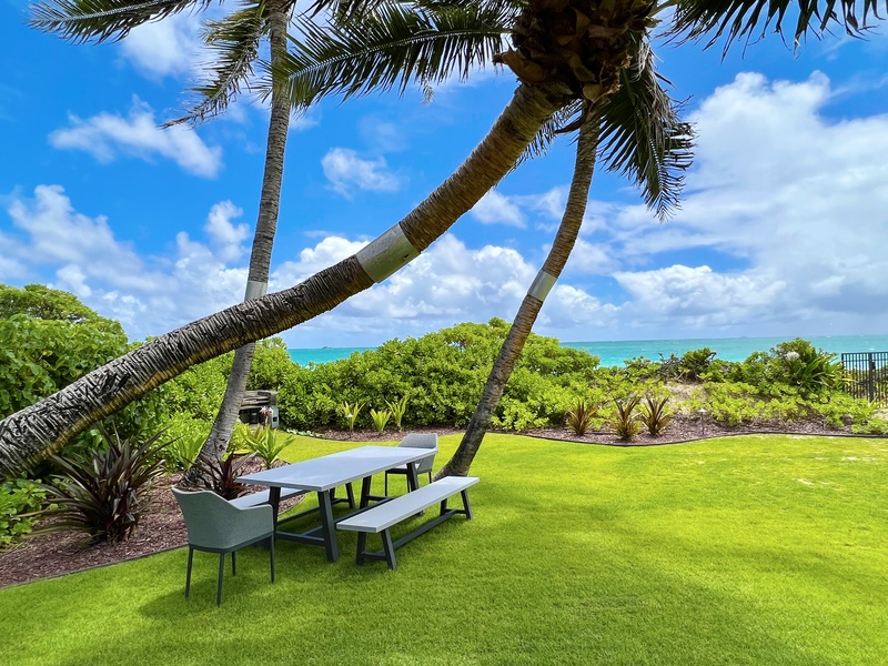 This beachfront villa is located on the famous shores of Kailua Beach.
