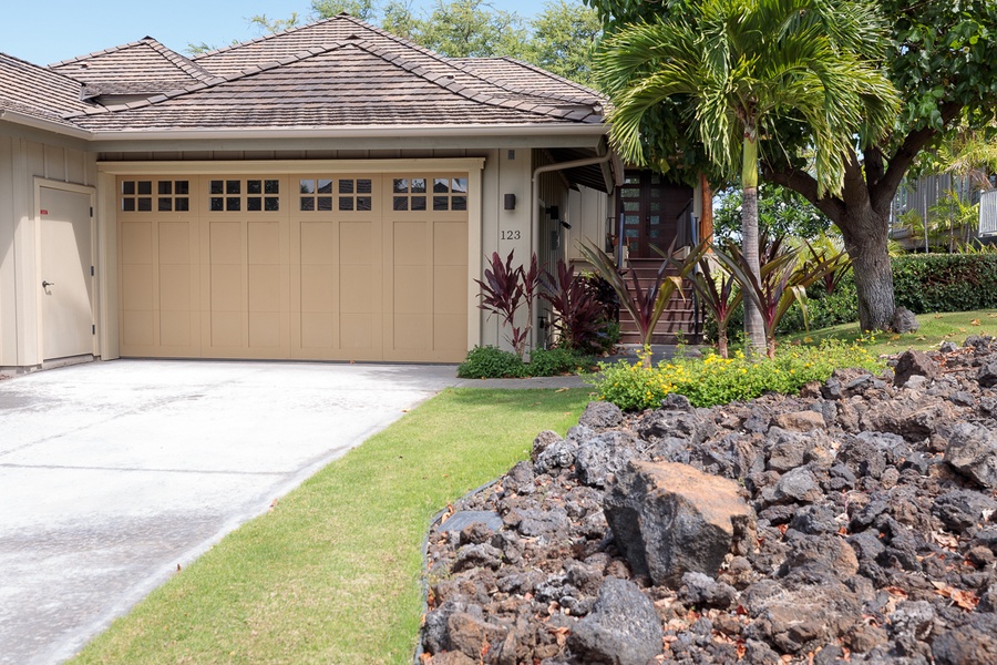 Secure garage where you'll find bicycles, helmets, beach chairs, umbrellas, and for the beach lovers there's boogie boards, noodles and beach toys.