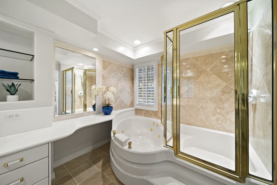Treat yourself to a luxurious soak, surrounded by tropical serenity in your private oasis.