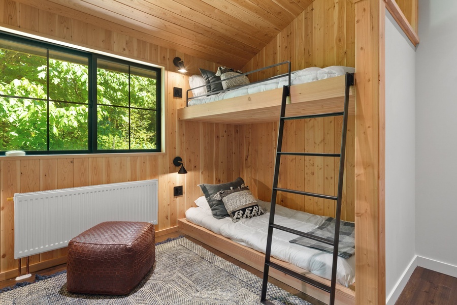 Bunk beds, a delightful retreat perfect for the little ones' dream-filled slumber.