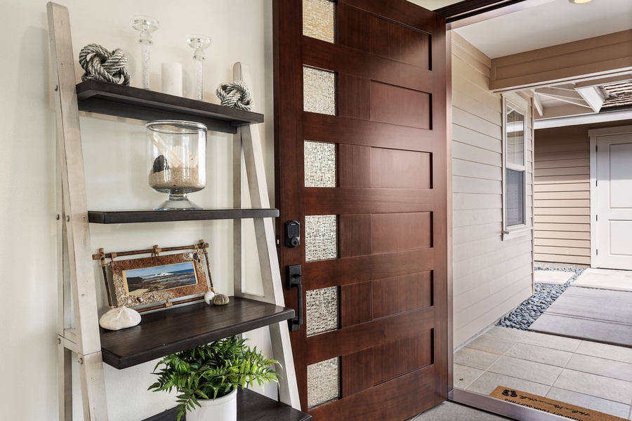 Welcome home to a stylish and inviting foyer.