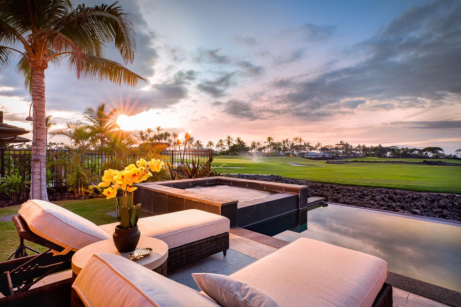 Experience the luxury and natural beauty of Hawaii Island from the newest development in the Mauna Lani Resort bringing a contemporary evolution to luxury resort living on the Kohala Coast. This brand new home has been modernly designed with luxury and com