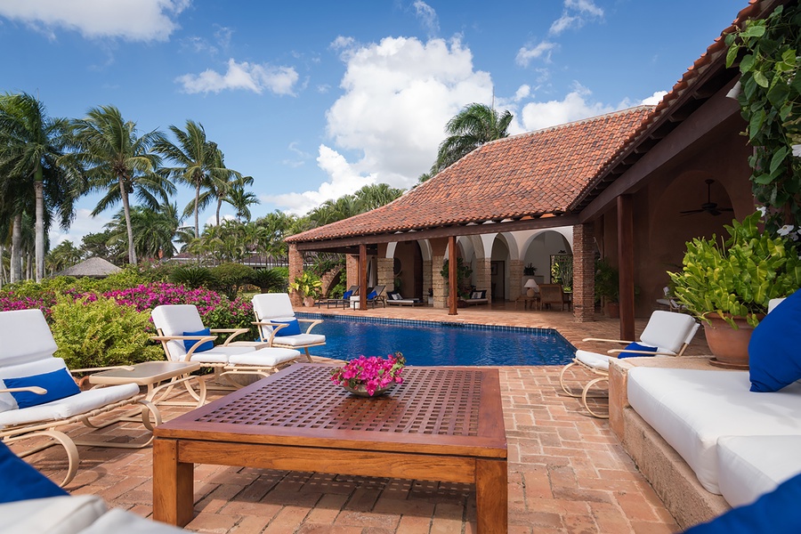 Soak up the sun or take a dip in the pool.