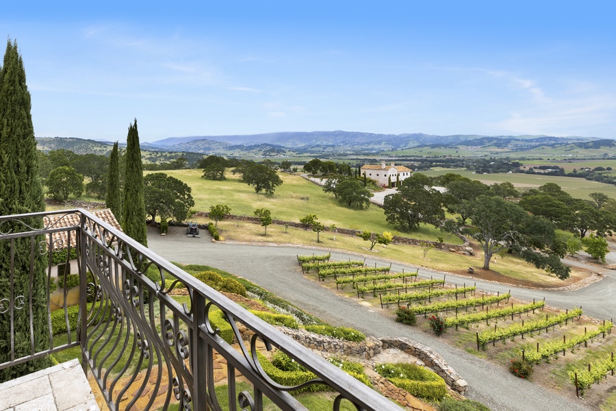 Views from the Tower Balcony looking over Suisun Valley