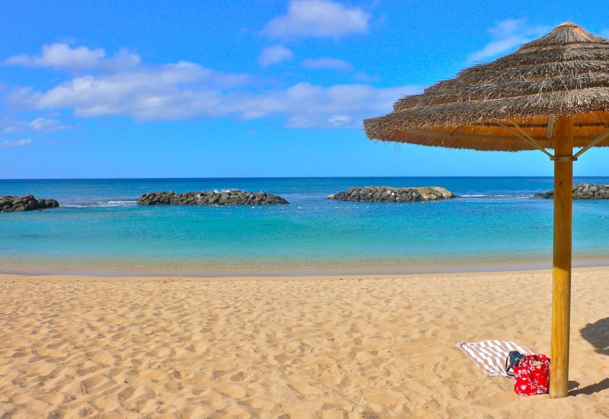 Unwind seaside at one of Ko Olina's beach lagoons, just a short drive away.