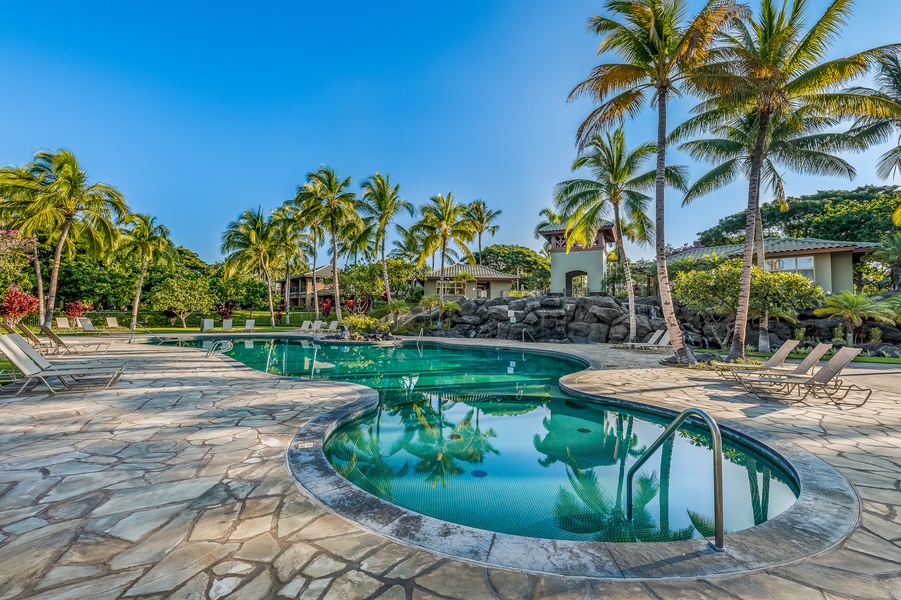 The Fairways Sprawling Lagoon Style Swimming Pool