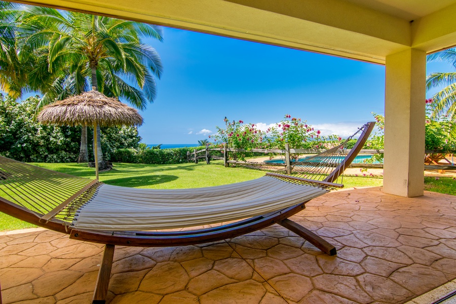 Lanai Hammock and View