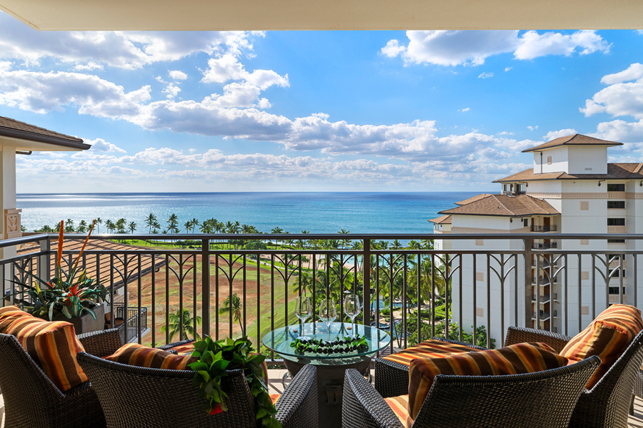 The ocean view from your private lanai, Ko Olina O1105 is the perfect location.