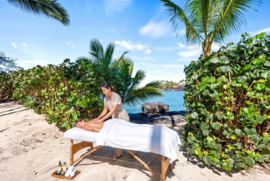 Oceanside massages available through our full service concierge team (additional costs apply and subject to availability)