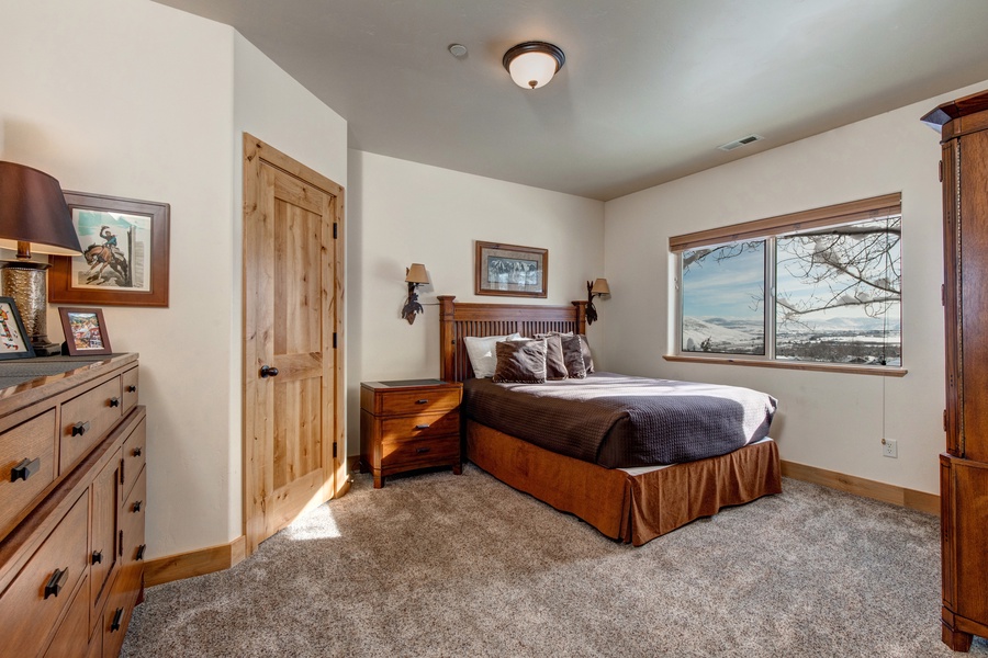 Third bedroom with queen