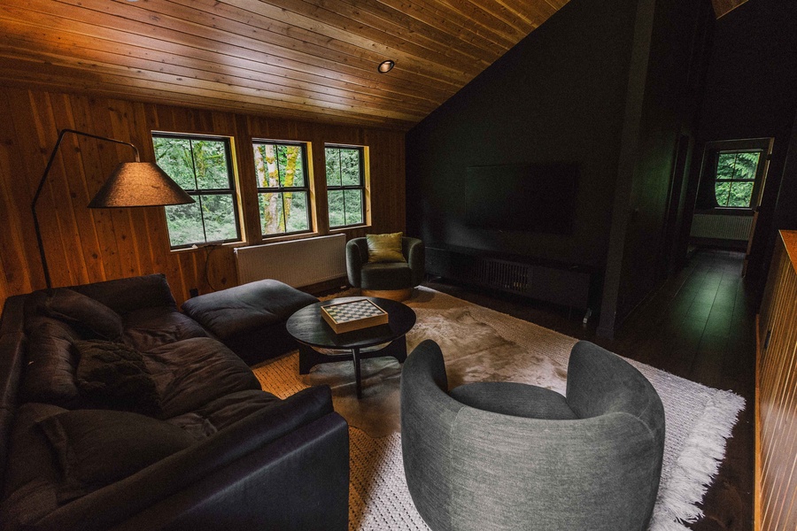 Explore the nearby Nooksack River, surrounded by mountain views and evergreen forests.