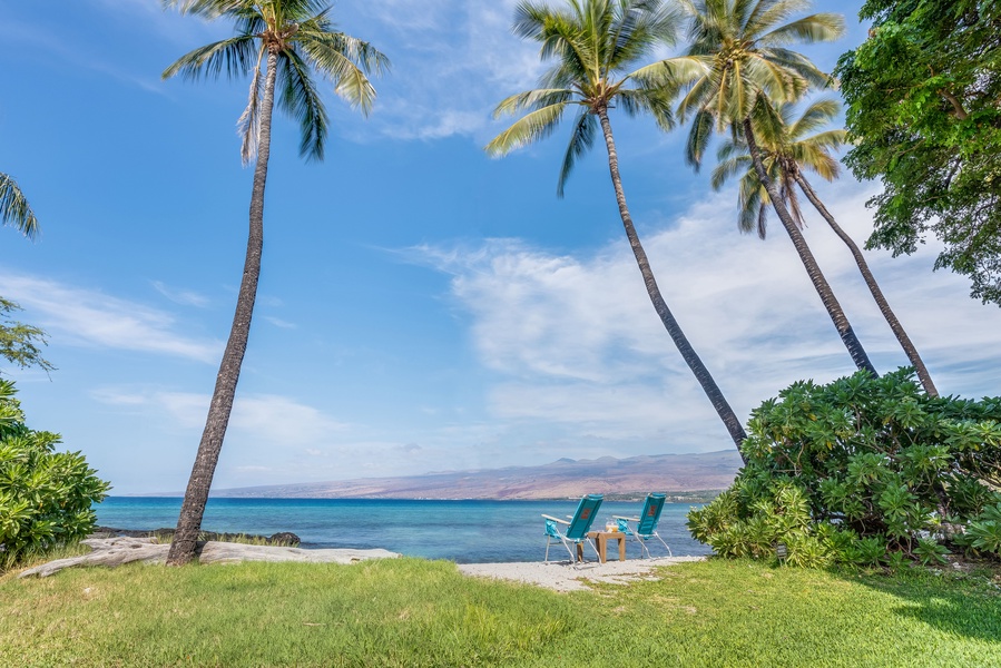 Incredible ocean and coastline views as far as the eye can see