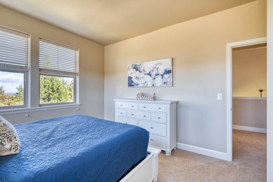 The third bedroom provides a calm and tranquil space to rest and relax during your stay