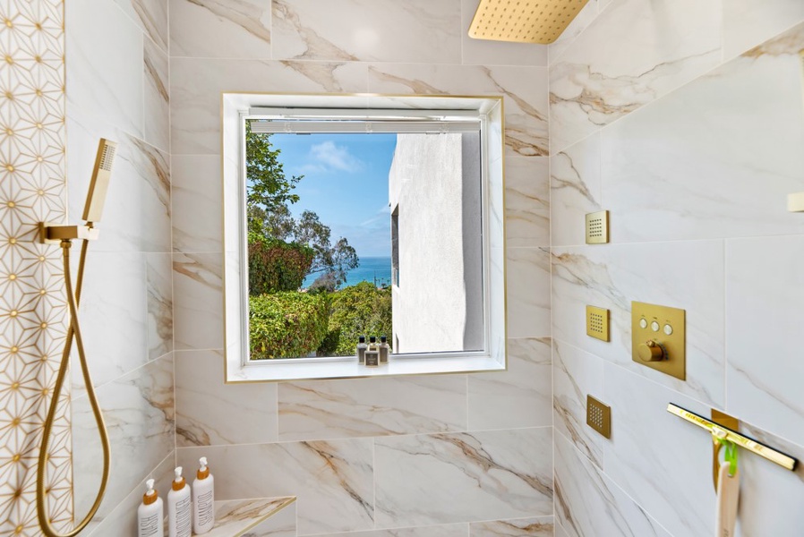 Shower with a view!