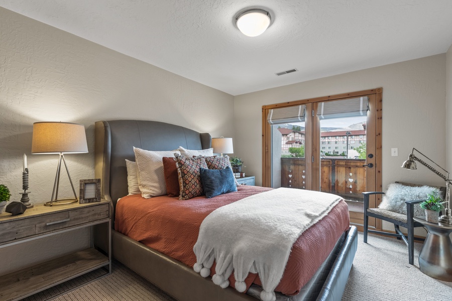 Radiant haven in the third bedroom; shines with abundant natural light