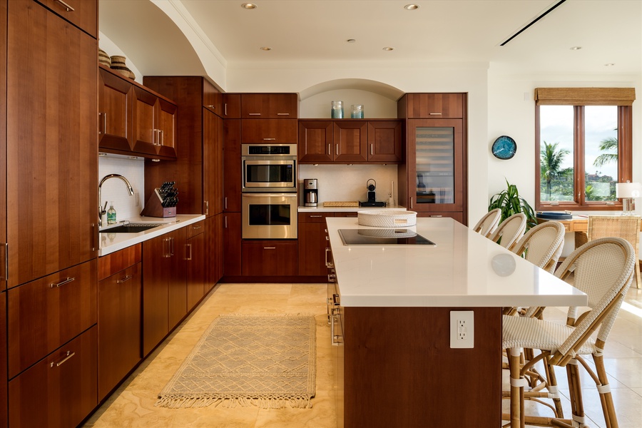 Dining and Gourmet-Style Kitchen with Bar Seating