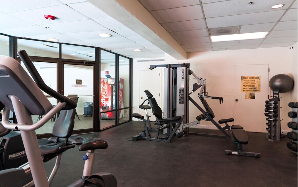 Gym at the resort