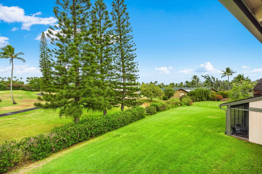 Take in this beautiful view from your private lanai.