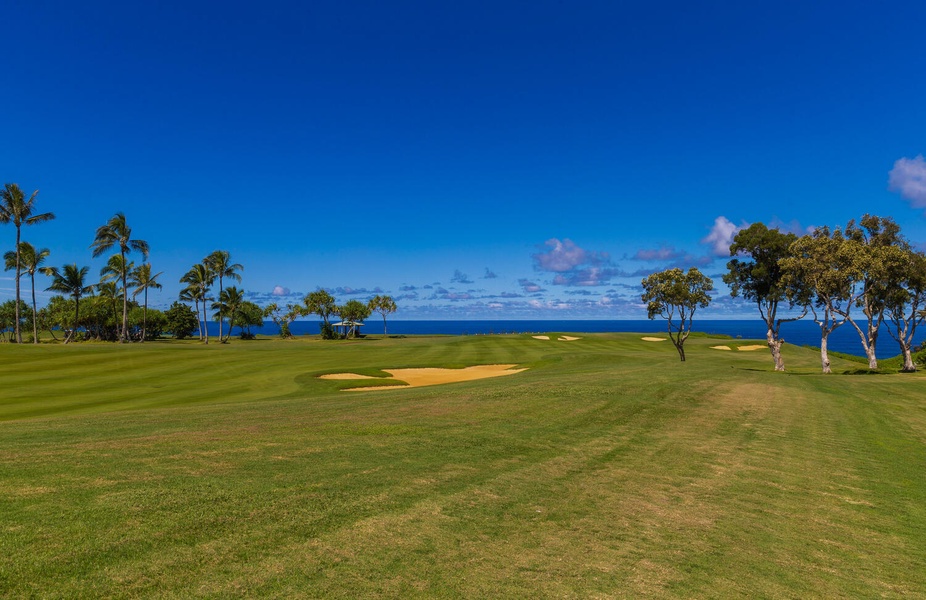 Gorgeous fairway and ocean views