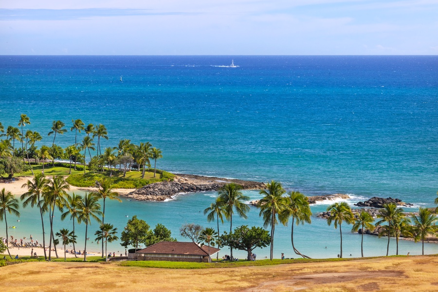 The view of Ko Olina lagoon.