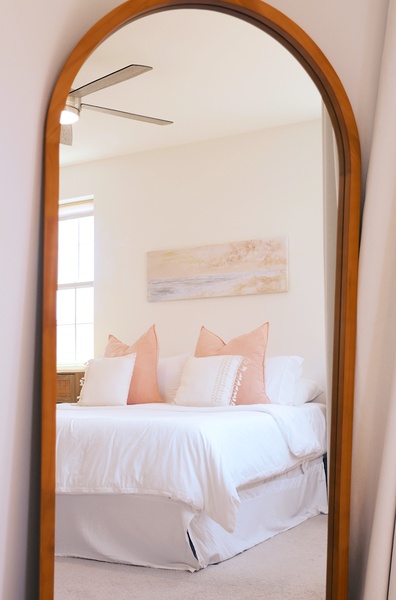 Stylish touches and soft linens make this restful retreat perfect for unwinding after island adventures.